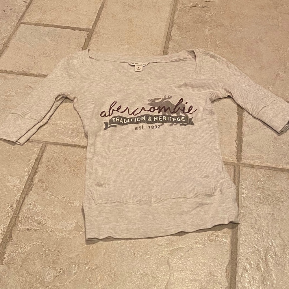 Abercrombie quarter length sleeve top